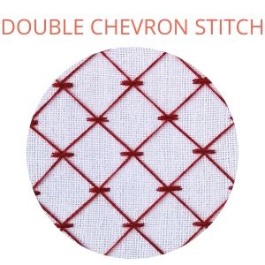 Double chevron - etmdesigns.eu - Hand embroidery Filling stitches 2 - 57 https://etmdesigns.eu/embroidery-stitches/ -