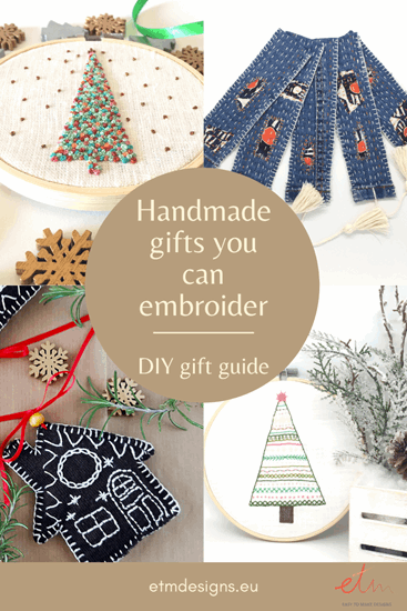 Hand embroidered gift ideas for Christmas 8 Hand embroidered gift ideas for Christmas