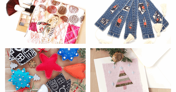 Hand embroidered gift ideas for Christmas 1 Hand embroidered gift ideas