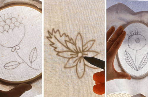 How to transfer a pattern with the lightbox method 24 Transfer pattern lightbox method