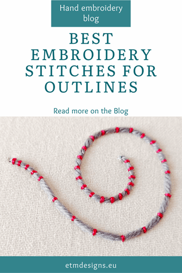 Best embroidery stitches for outlines