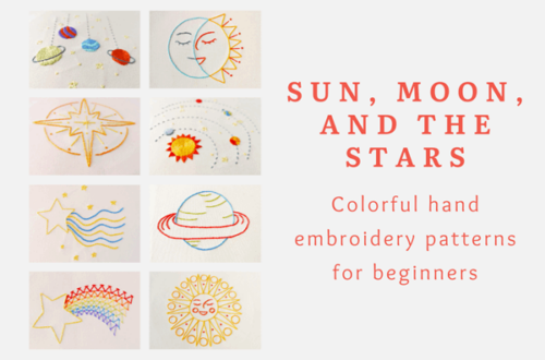 Embroidery patterns for beginners